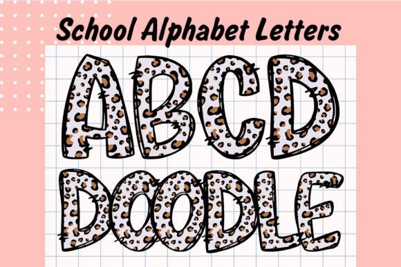 Back to School Doodle Alphabet Letter6