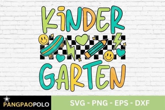 Back to School, Kindergarten SVG Graphics & Illustrations