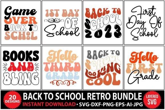 Back to School Retro Bundle