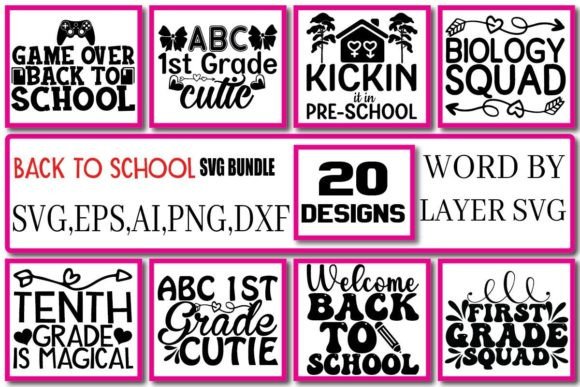 Back to School SVG Bundle Vol. 1