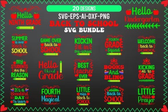 Back to School SVG Bundle Vol - 2