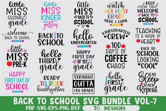 Back to School SVG Bundle Vol. 7
