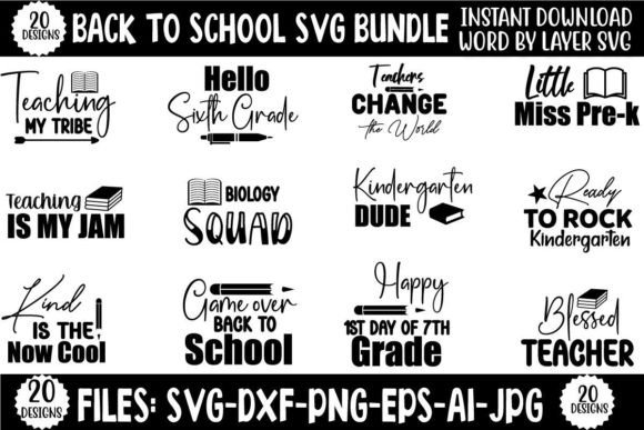 Back to School SVG Bundle Vol.9