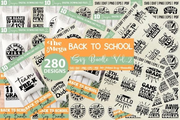 The Mega Back to School SVG Bundle Vol.2